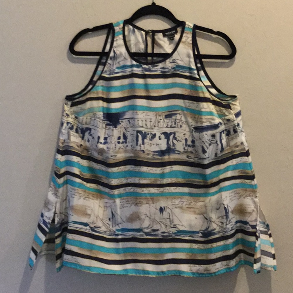 Worth Dressy tank blouse, perfect resort wear